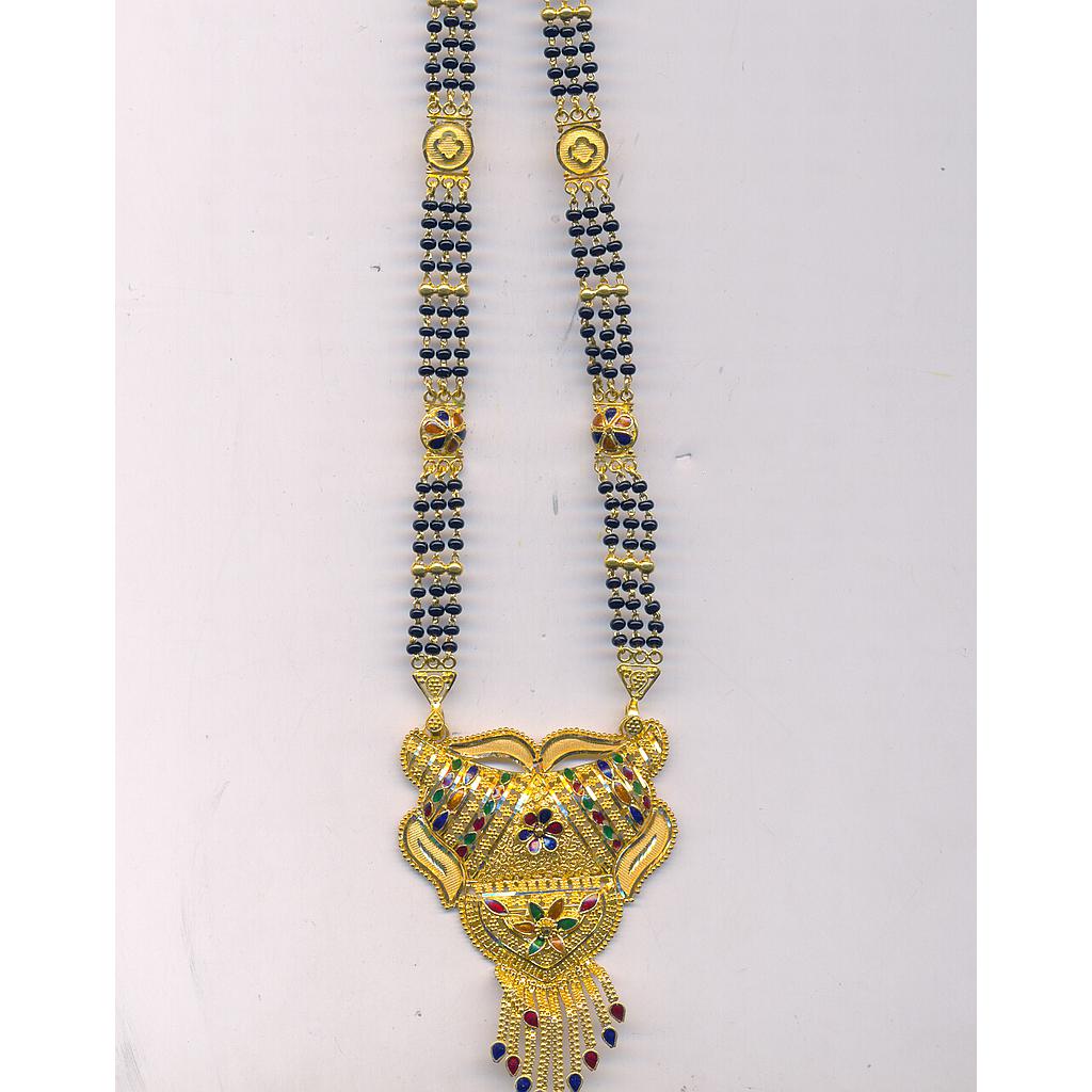 GOLD MANGALSUTRA PLAIN FANCY