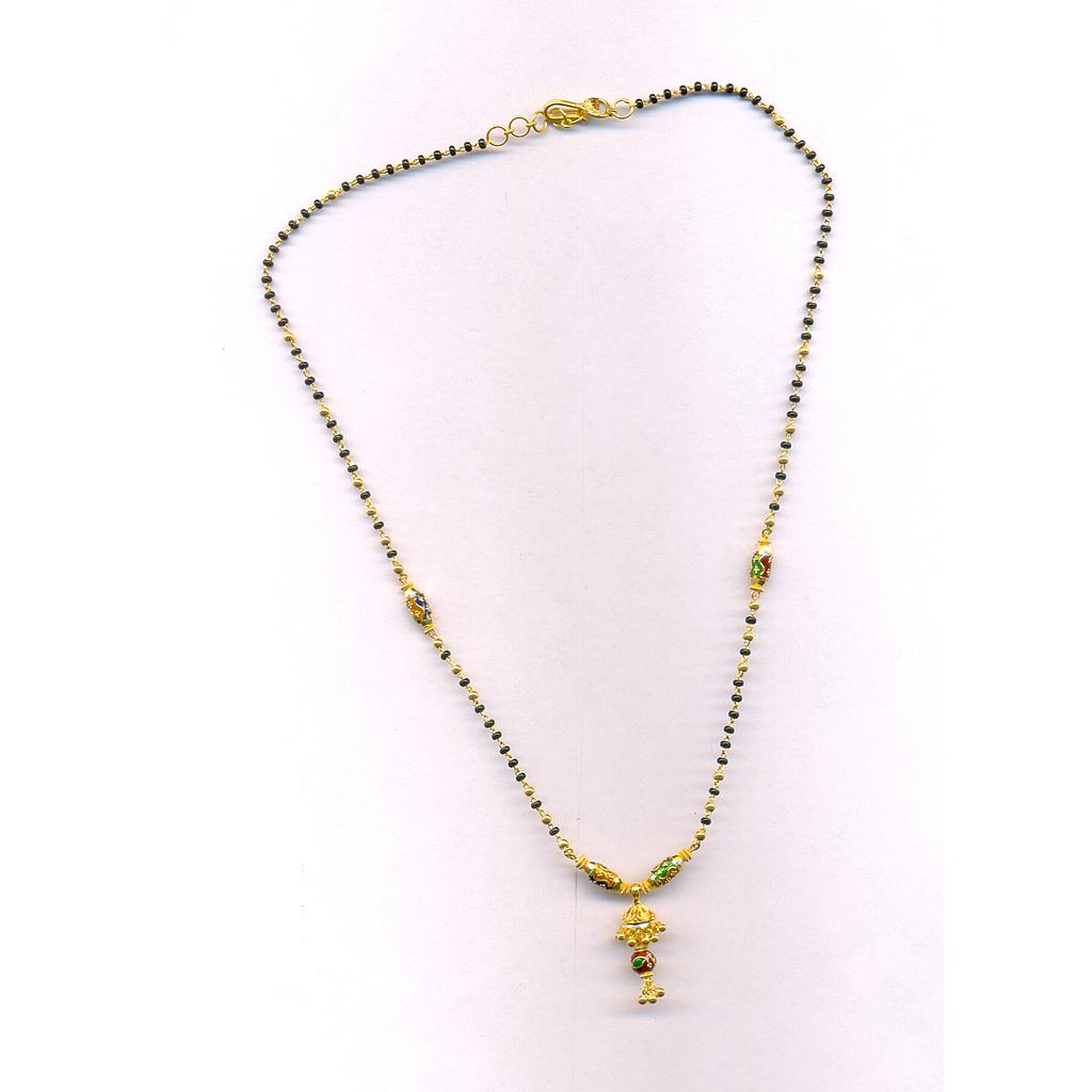 GOLD MANGALSUTRA PLAIN FANCY