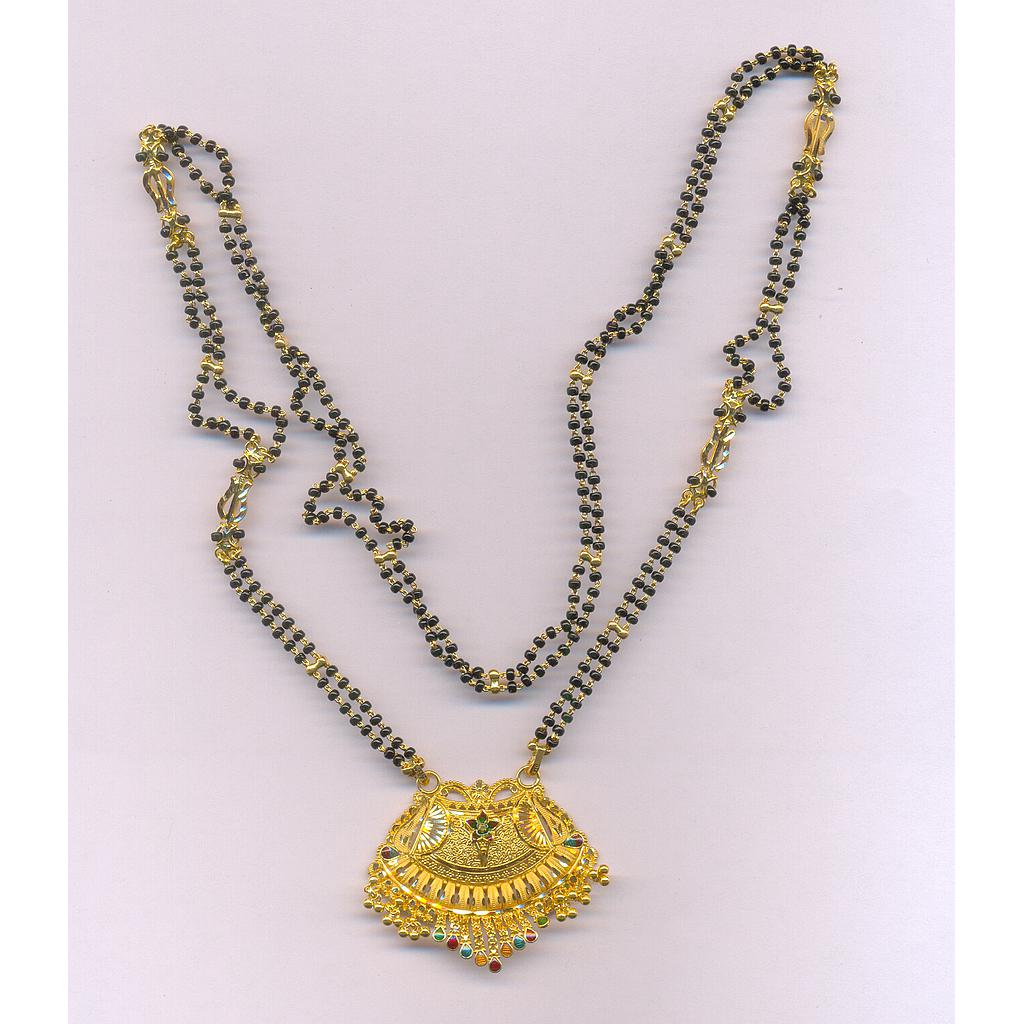 GOLD MANGALSUTRA PLAIN FANCY