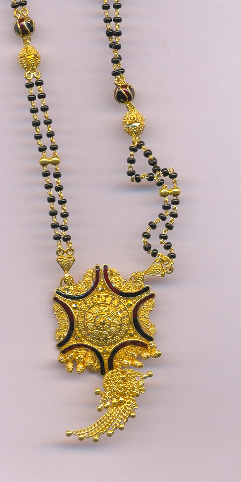 GOLD MANGALSUTRA PLAIN FANCY