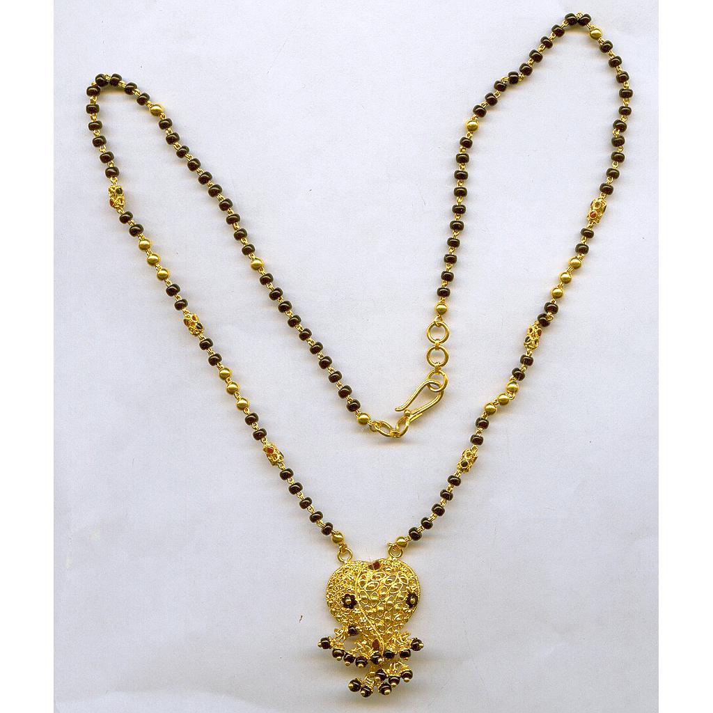 GOLD MANGALSUTRA PLAIN FANCY