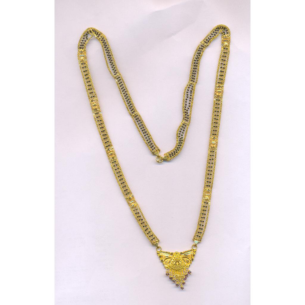 GOLD MANGALSUTRA PLAIN FANCY