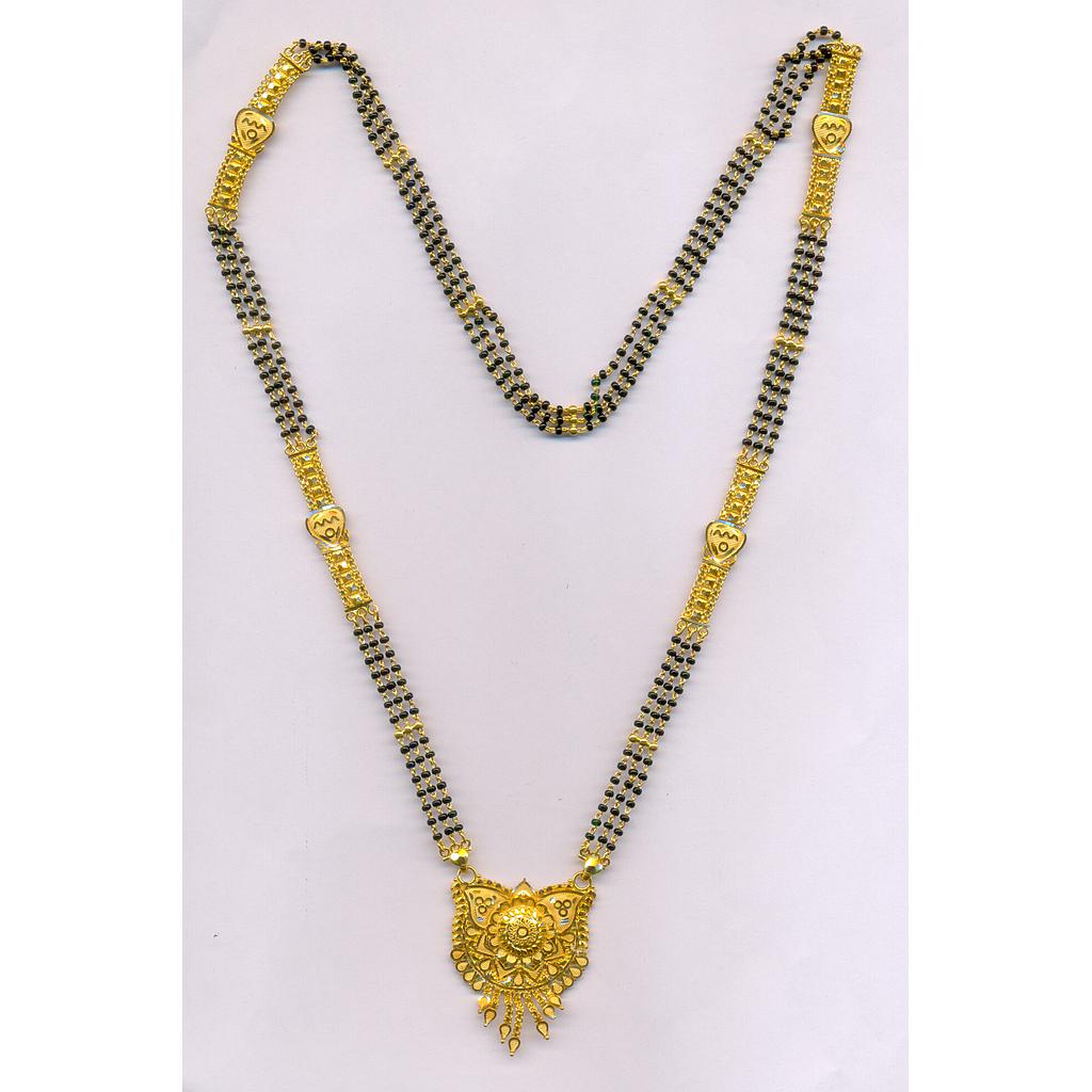 GOLD MANGALSUTRA PLAIN FANCY