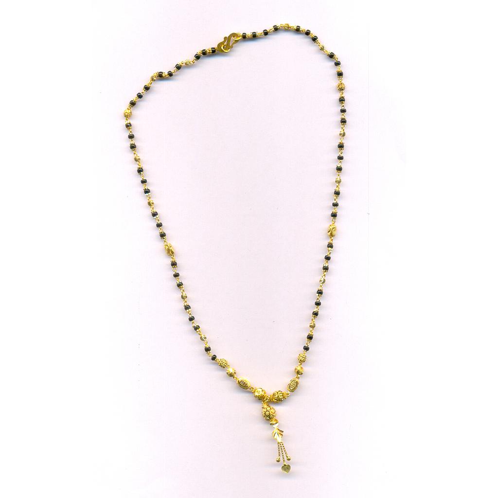 GOLD MANGALSUTRA PLAIN FANCY