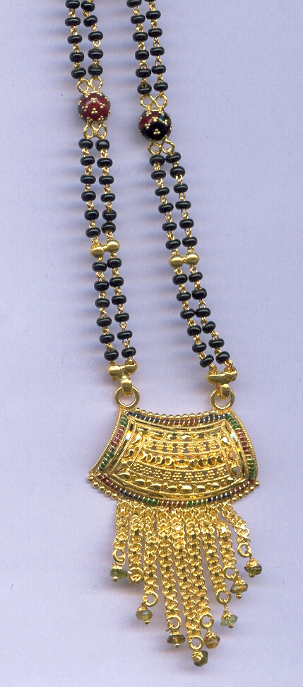 GOLD MANGALSUTRA PLAIN FANCY