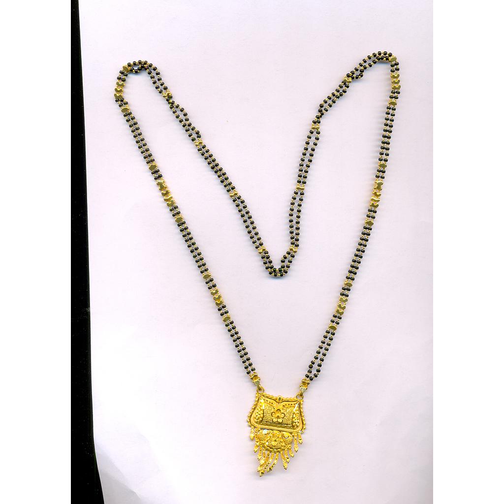 GOLD MANGALSUTRA PLAIN FANCY