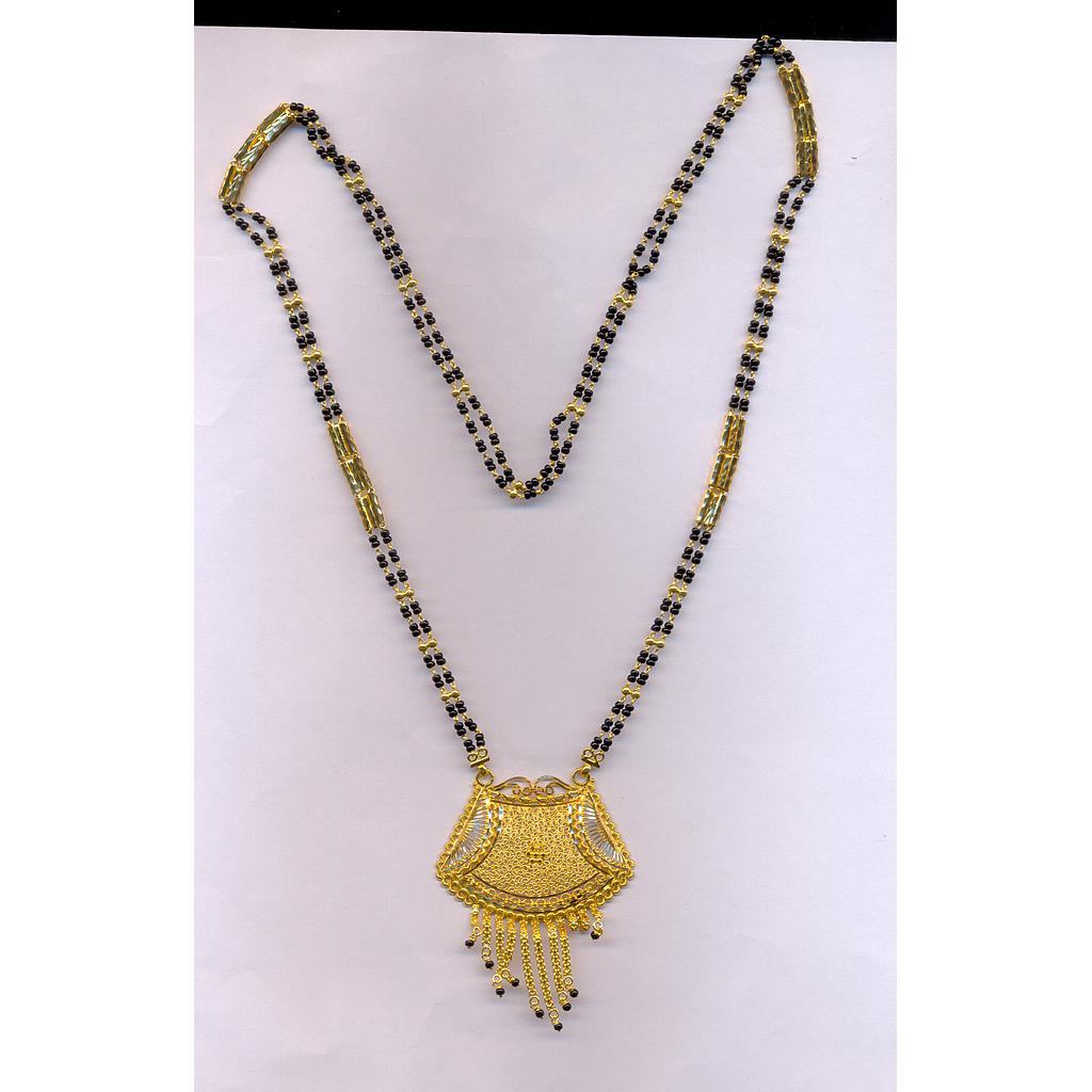 GOLD MANGALSUTRA PLAIN FANCY