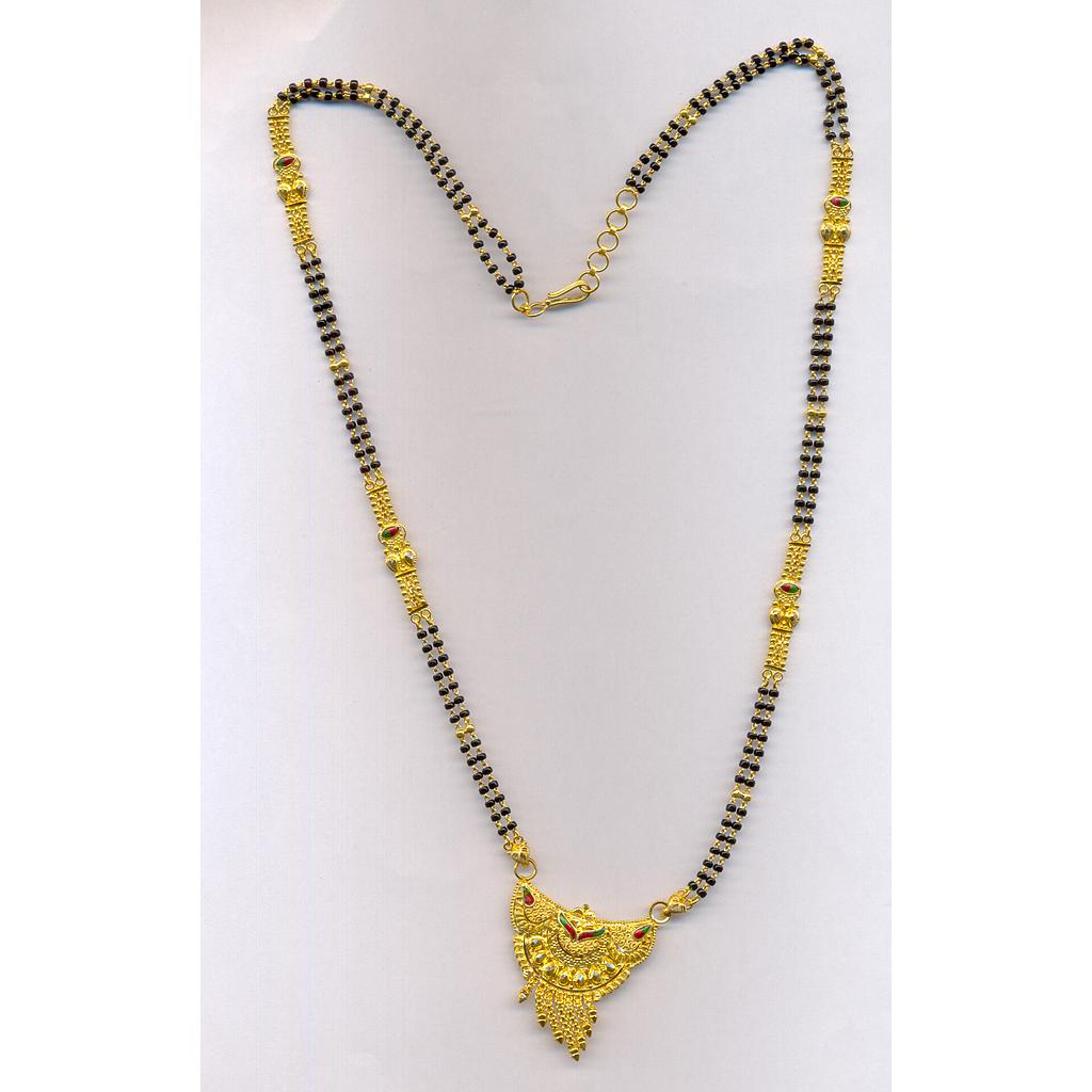 GOLD MANGALSUTRA PLAIN FANCY