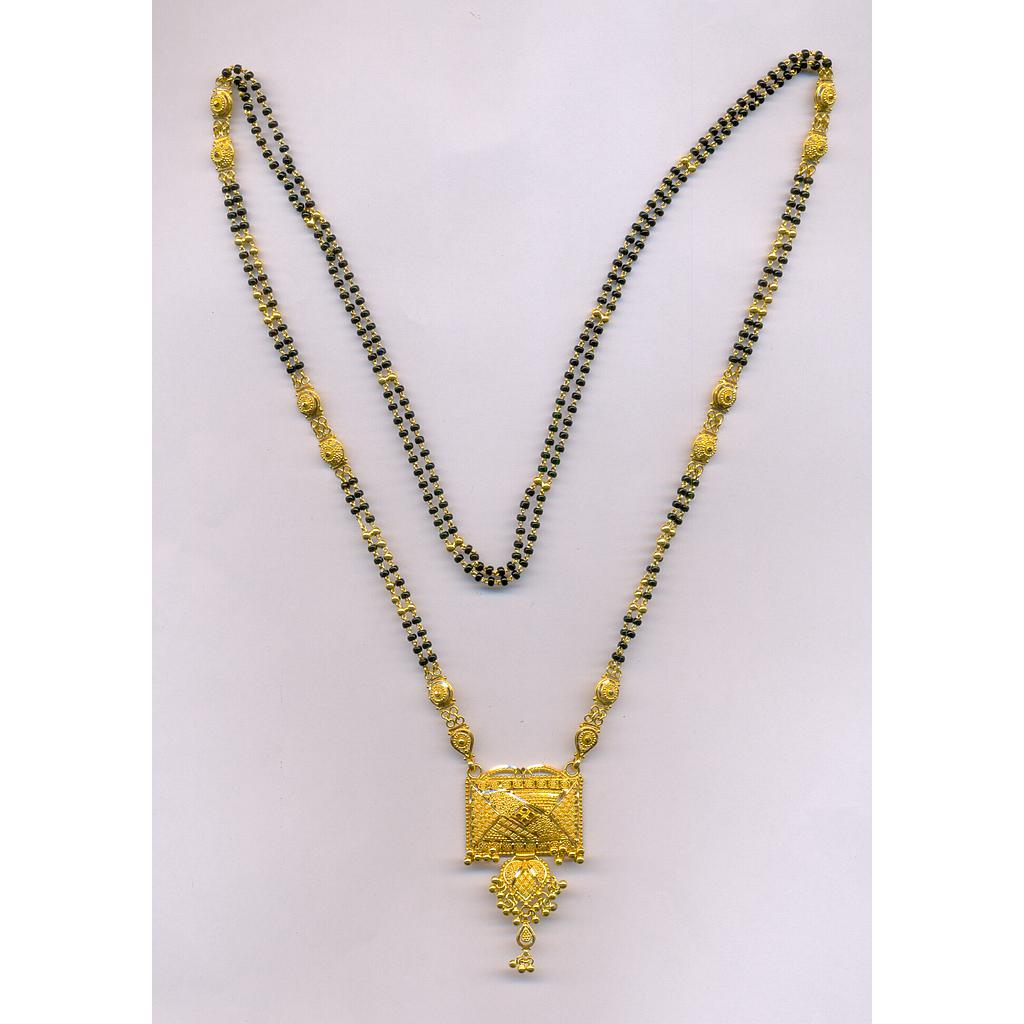 GOLD MANGALSUTRA PLAIN FANCY