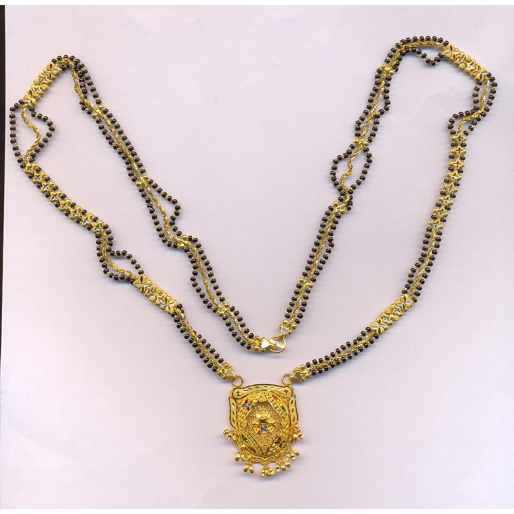 GOLD MANGALSUTRA PLAIN FANCY