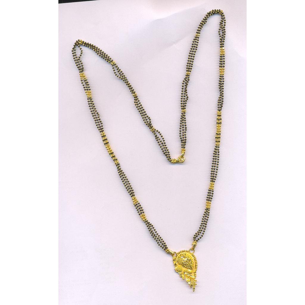 GOLD MANGALSUTRA PLAIN FANCY