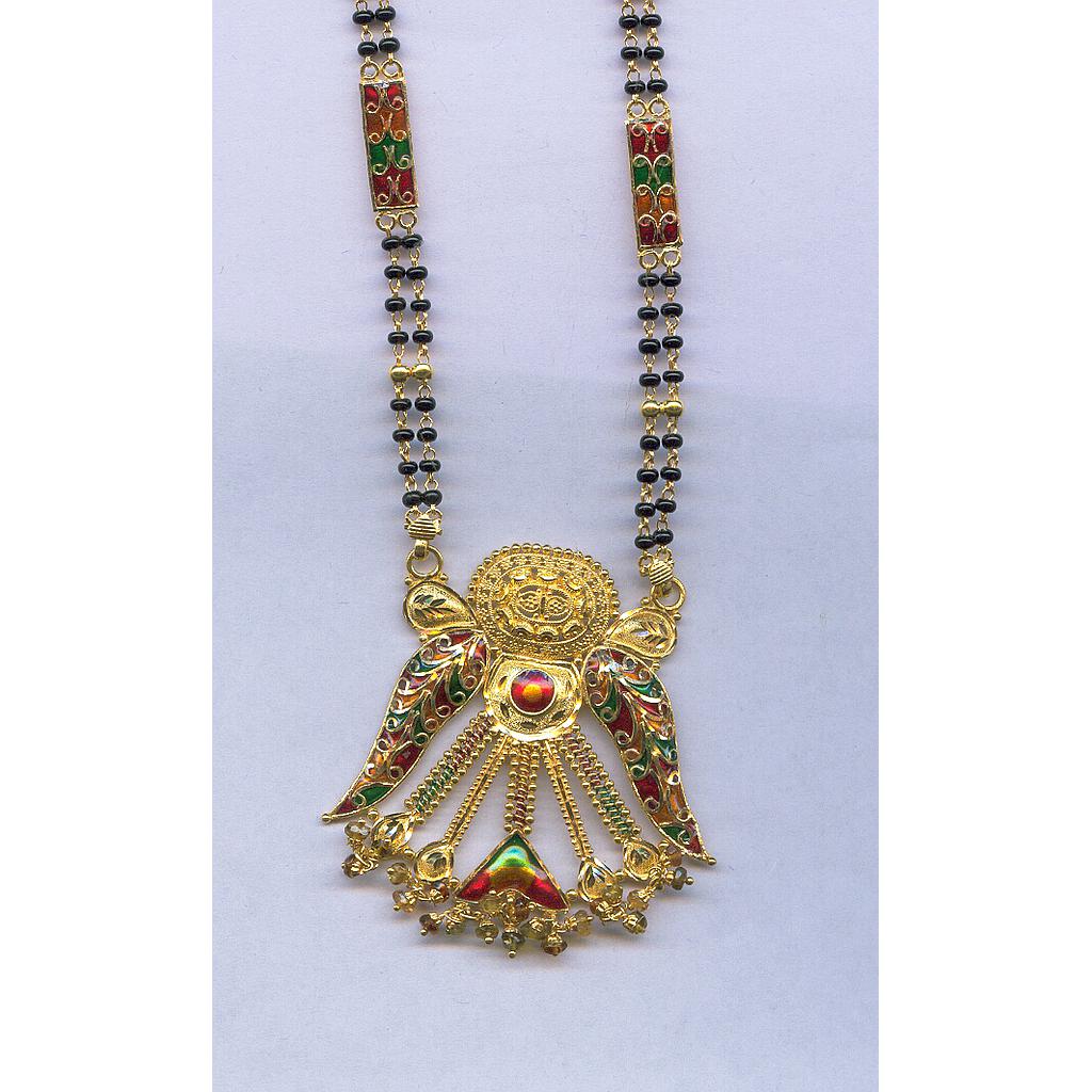 GOLD MANGALSUTRA PLAIN FANCY