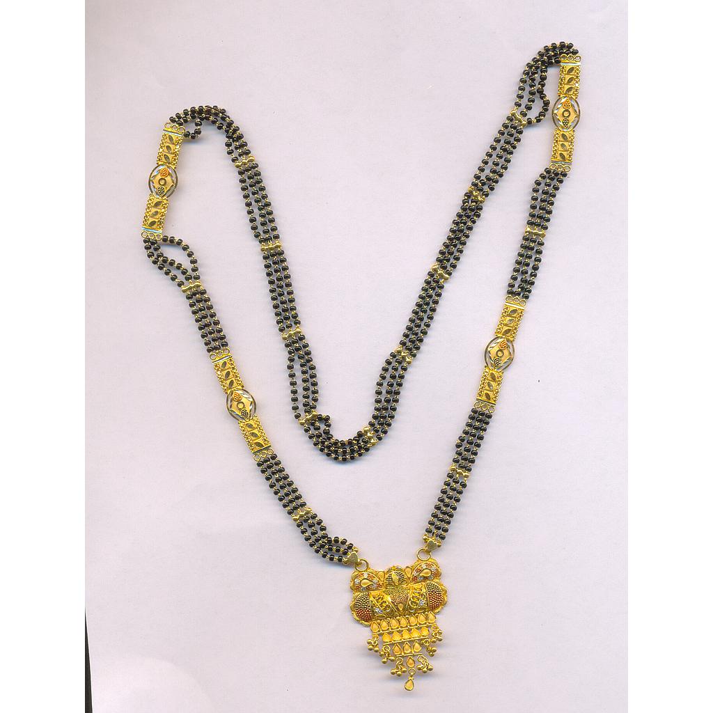 GOLD MANGALSUTRA PLAIN FANCY