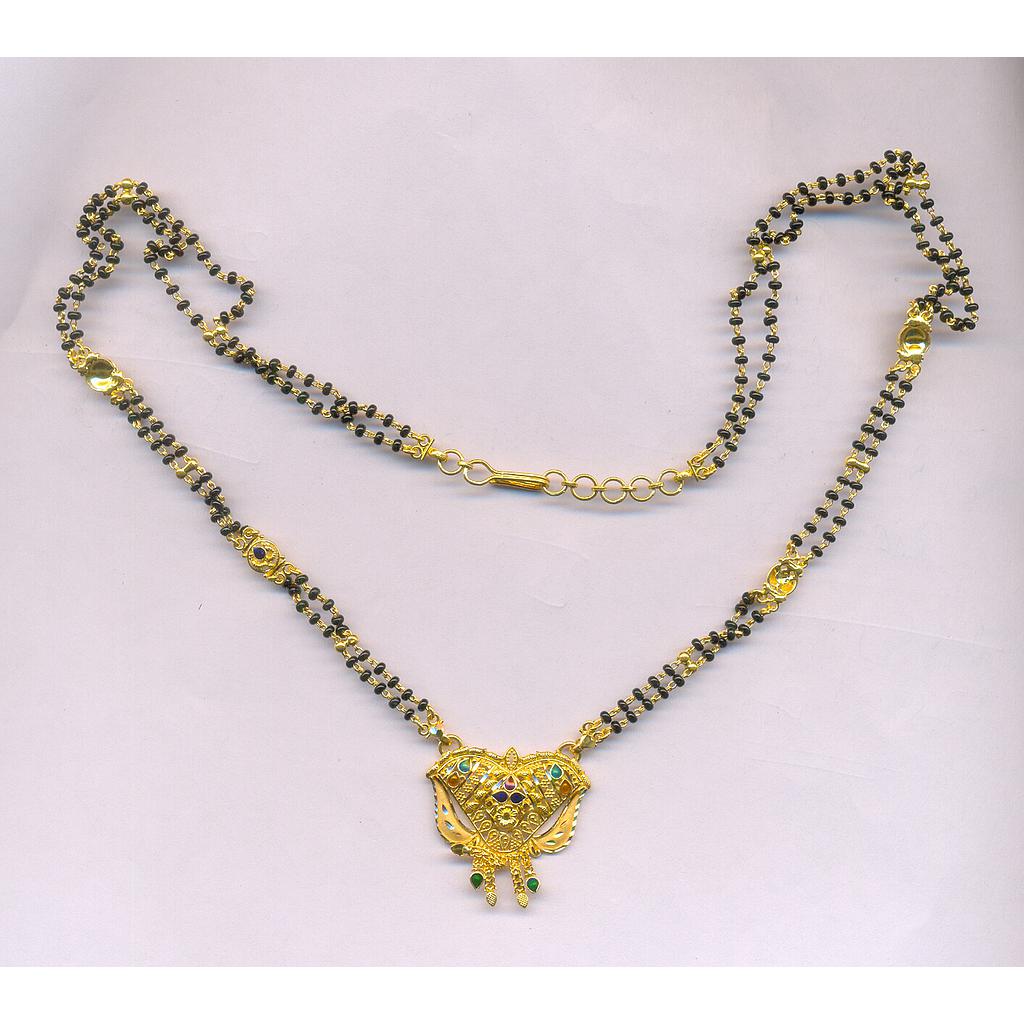 GOLD MANGALSUTRA PLAIN FANCY