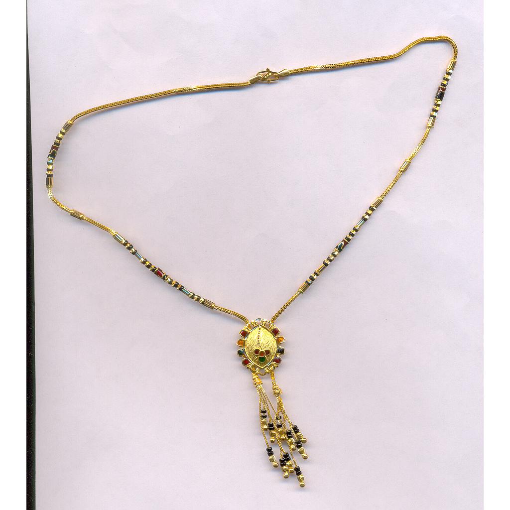 GOLD MANGALSUTRA PLAIN FANCY