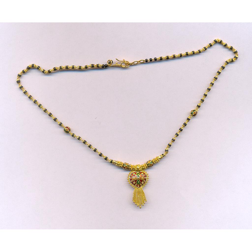 GOLD MANGALSUTRA PLAIN FANCY