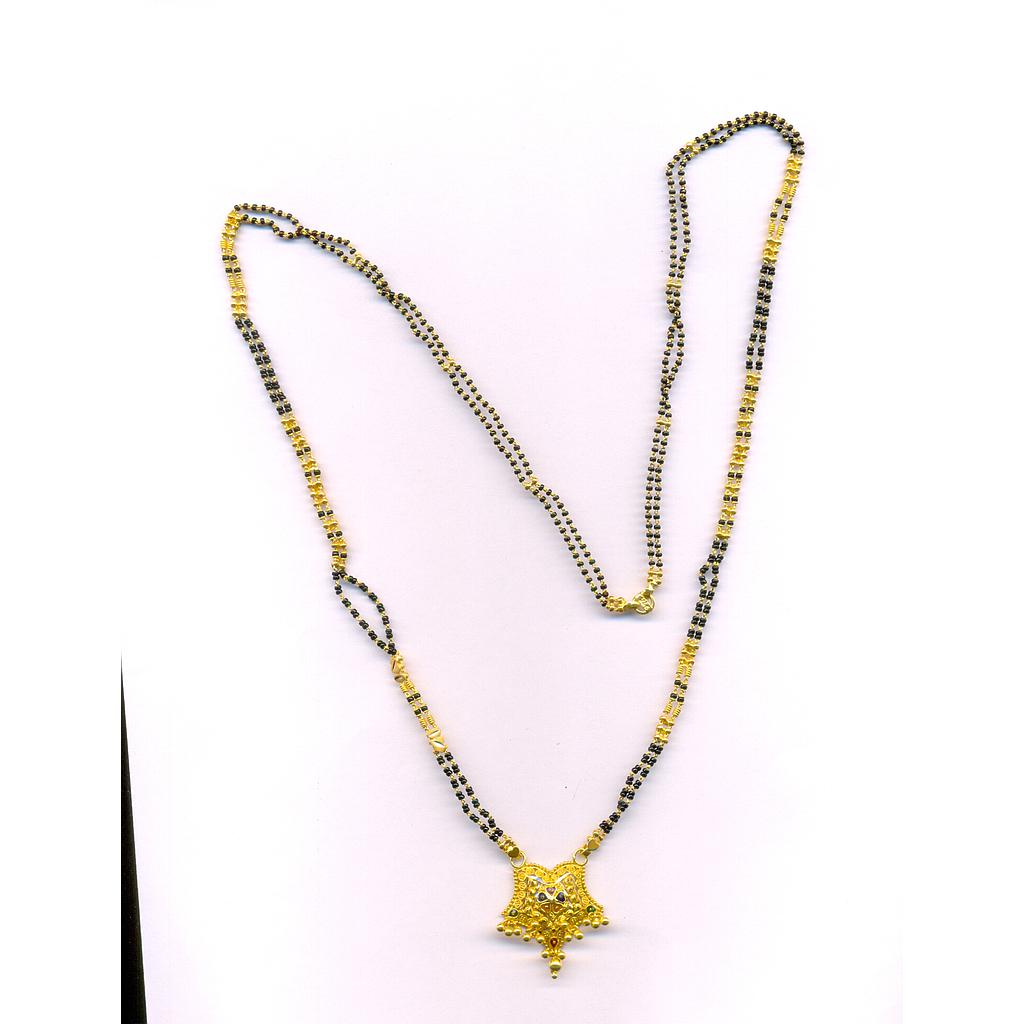 GOLD MANGALSUTRA PLAIN FANCY