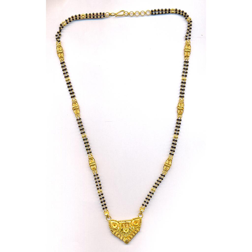 GOLD MANGALSUTRA PLAIN FANCY