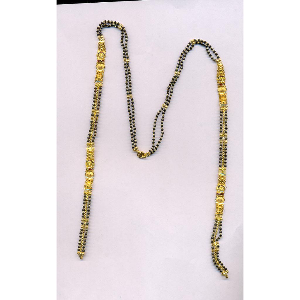 GOLD MANGALSUTRA PLAIN FANCY