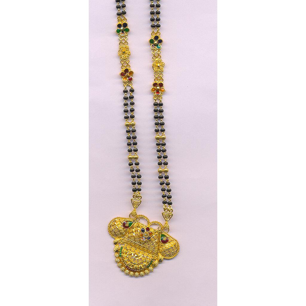 GOLD MANGALSUTRA PLAIN FANCY