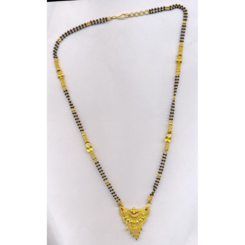 GOLD MANGALSUTRA PLAIN FANCY