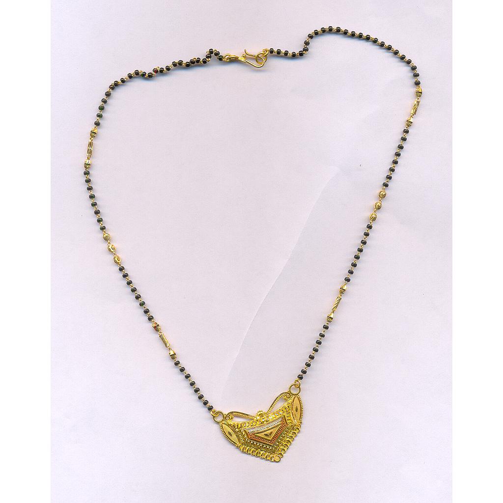 GOLD MANGALSUTRA PLAIN FANCY