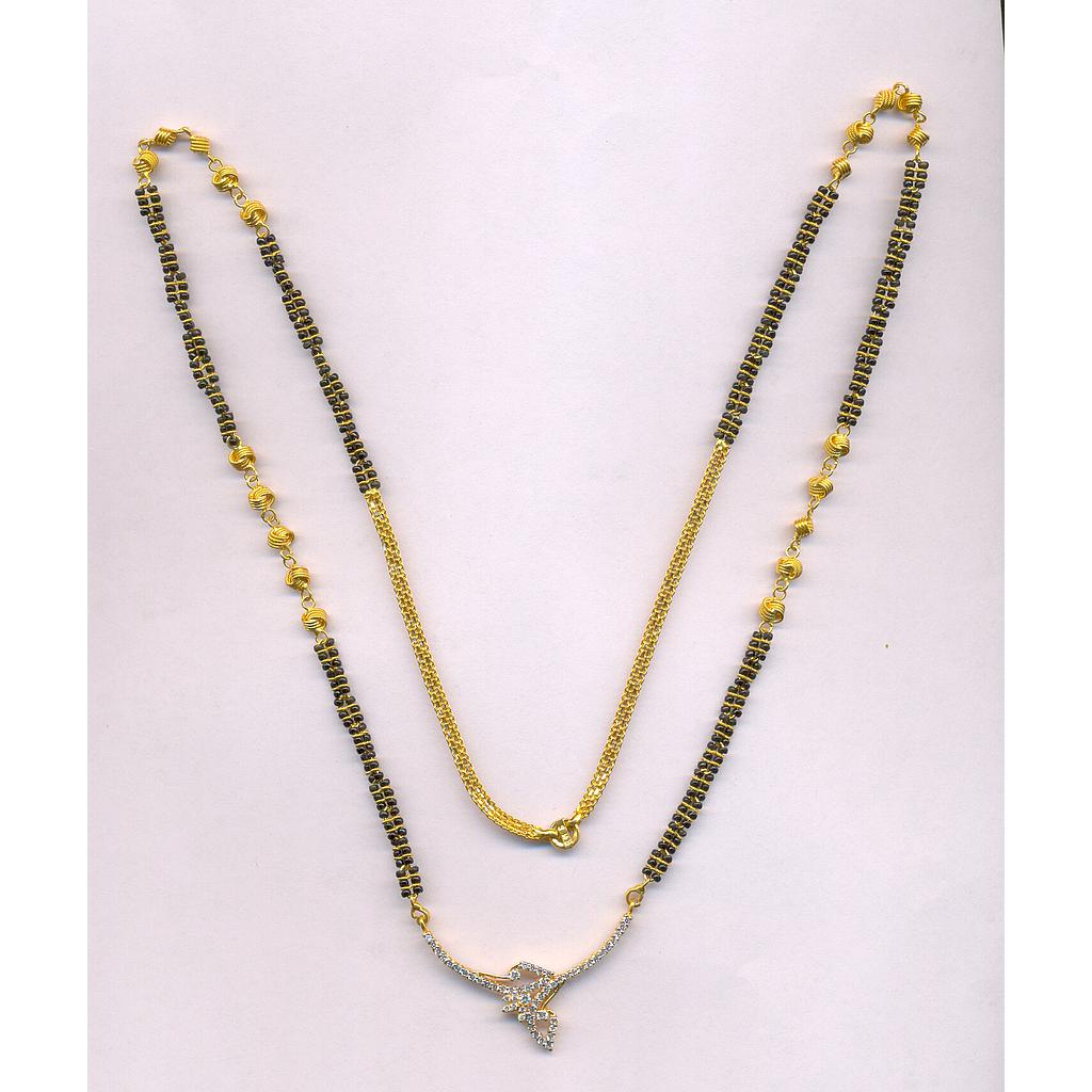 GOLD MANGALSUTRA PLAIN FANCY