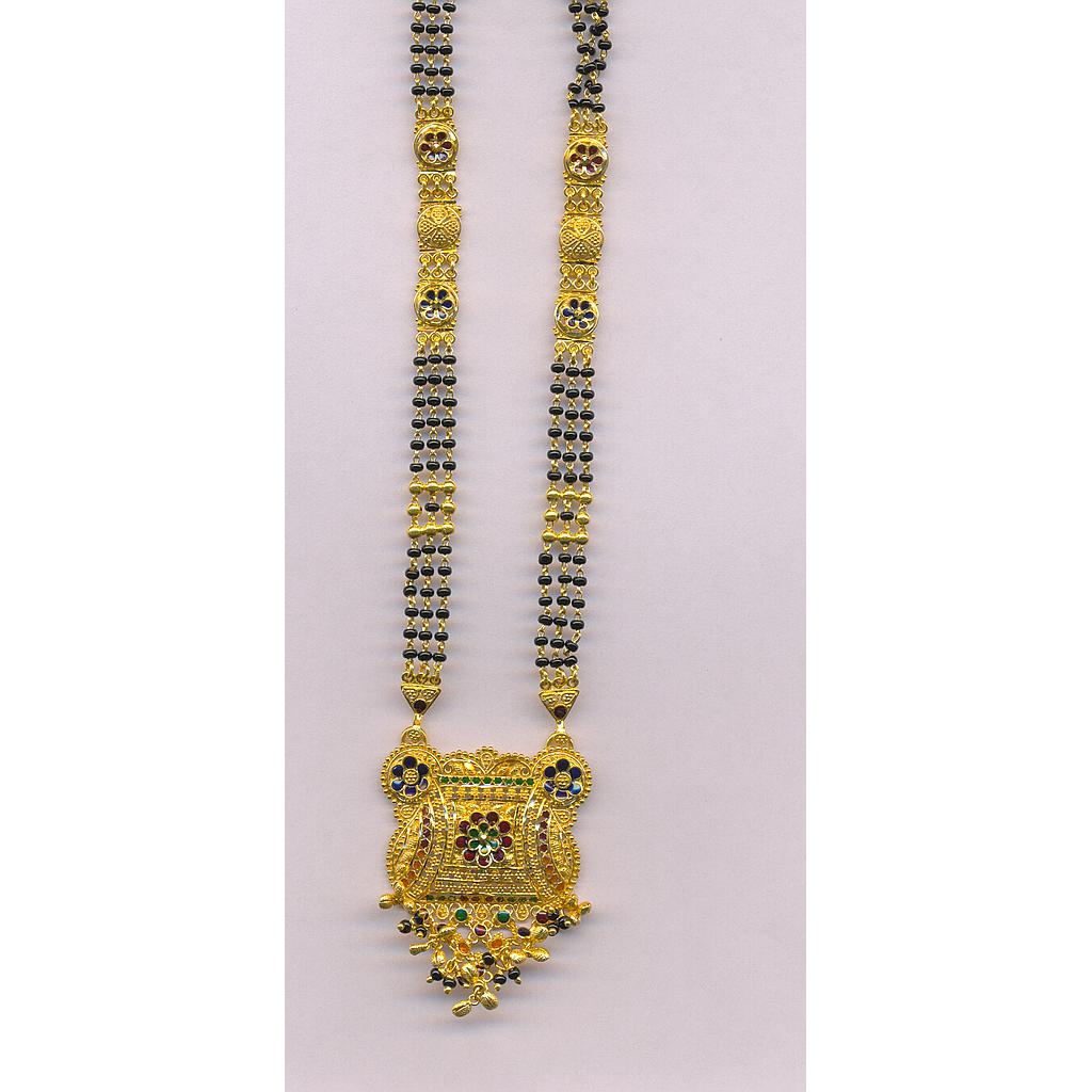 GOLD MANGALSUTRA PLAIN FANCY