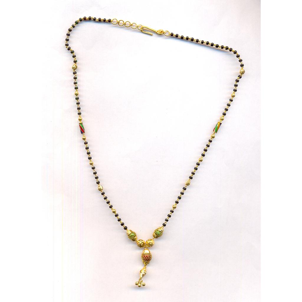 GOLD MANGALSUTRA PLAIN FANCY