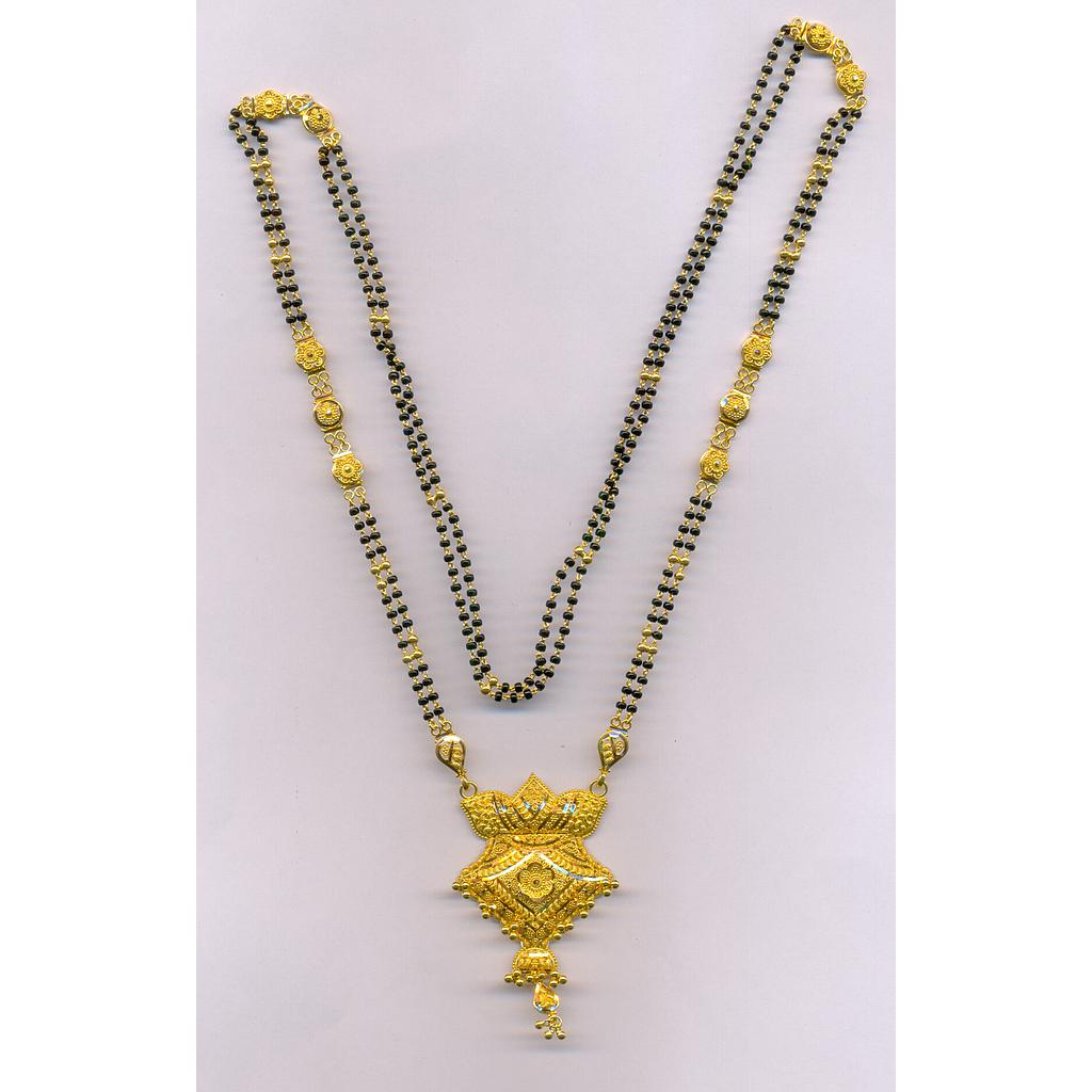 GOLD MANGALSUTRA PLAIN FANCY