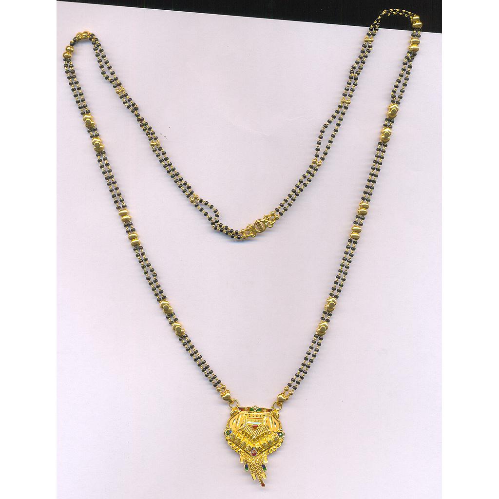 GOLD MANGALSUTRA PLAIN FANCY