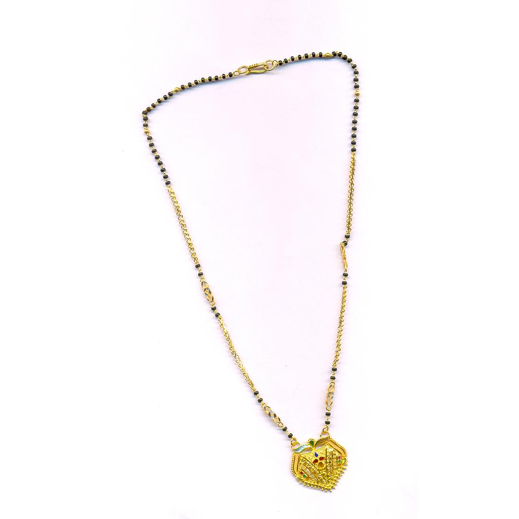 GOLD MANGALSUTRA PLAIN FANCY