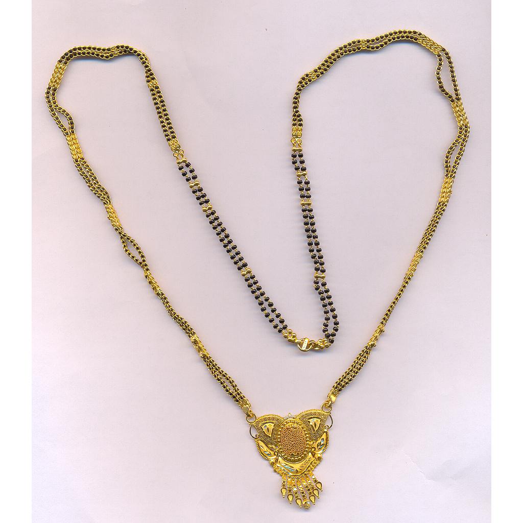 GOLD MANGALSUTRA PLAIN FANCY