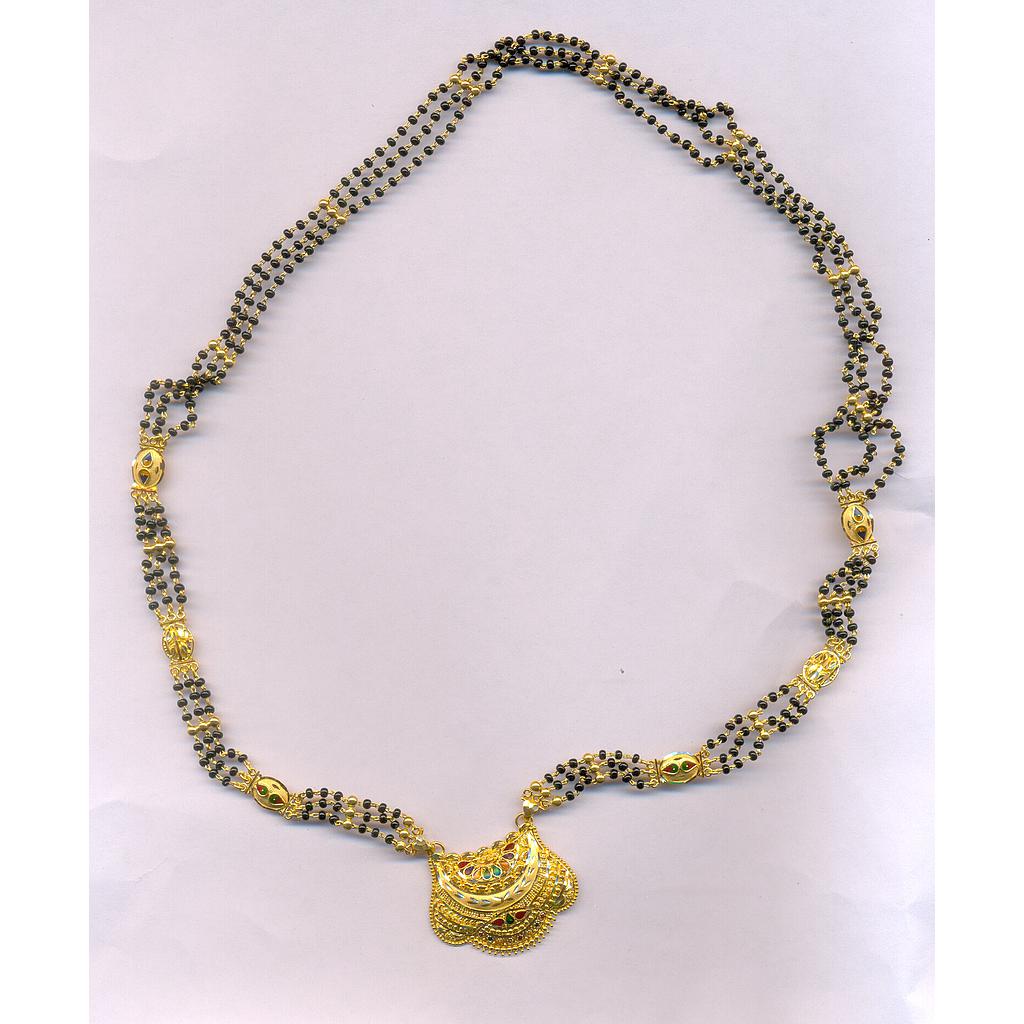 GOLD MANGALSUTRA PLAIN FANCY
