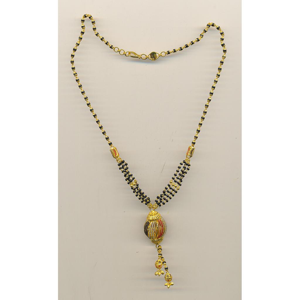 GOLD MANGALSUTRA PLAIN FANCY