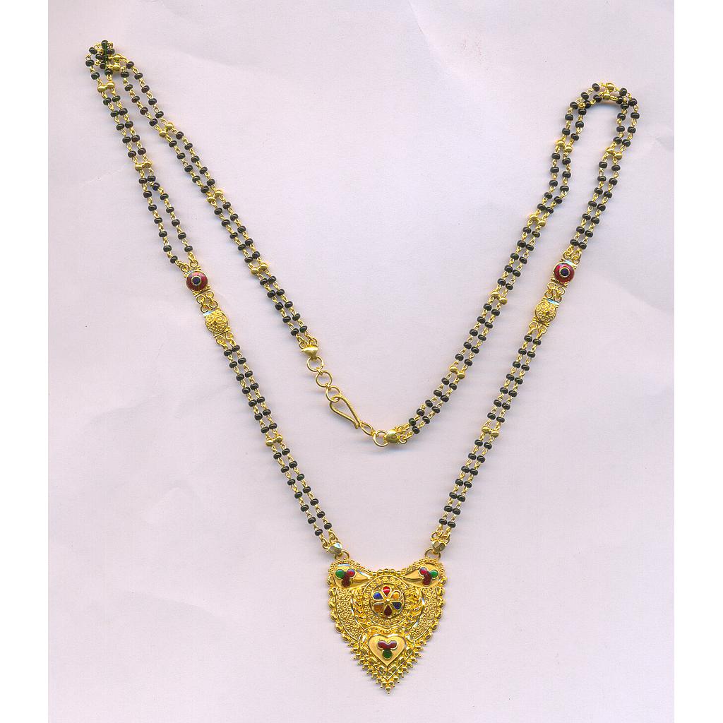 GOLD MANGALSUTRA PLAIN FANCY