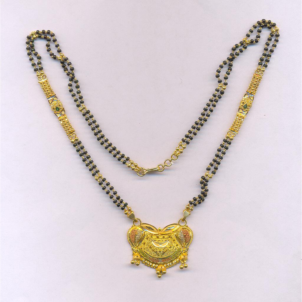 GOLD MANGALSUTRA PLAIN FANCY