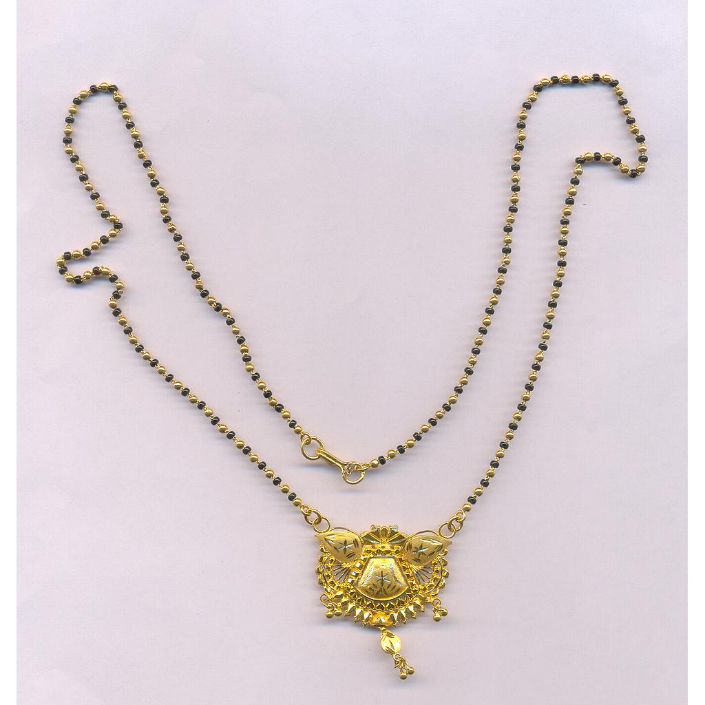 GOLD MANGALSUTRA PLAIN FANCY