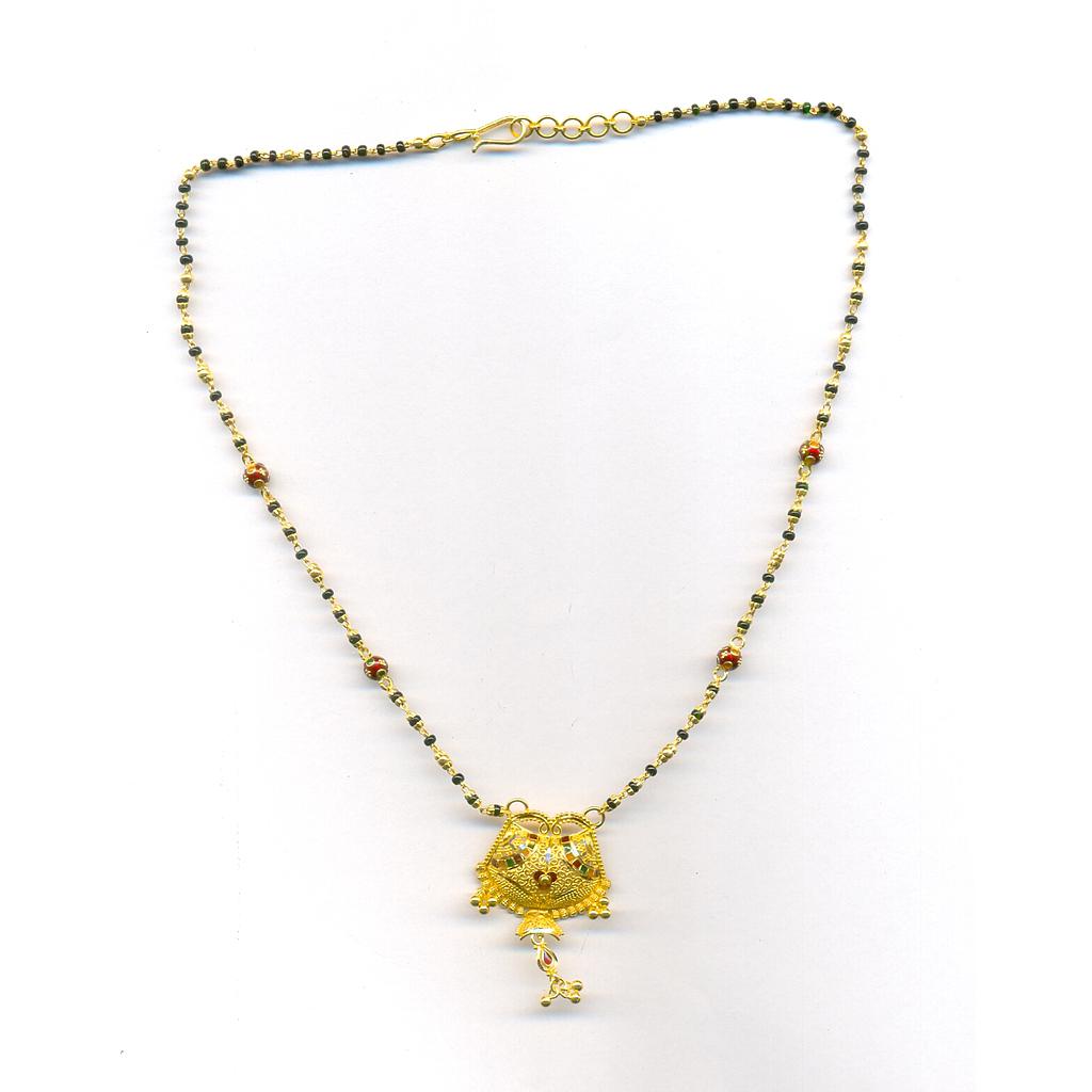 GOLD MANGALSUTRA PLAIN FANCY