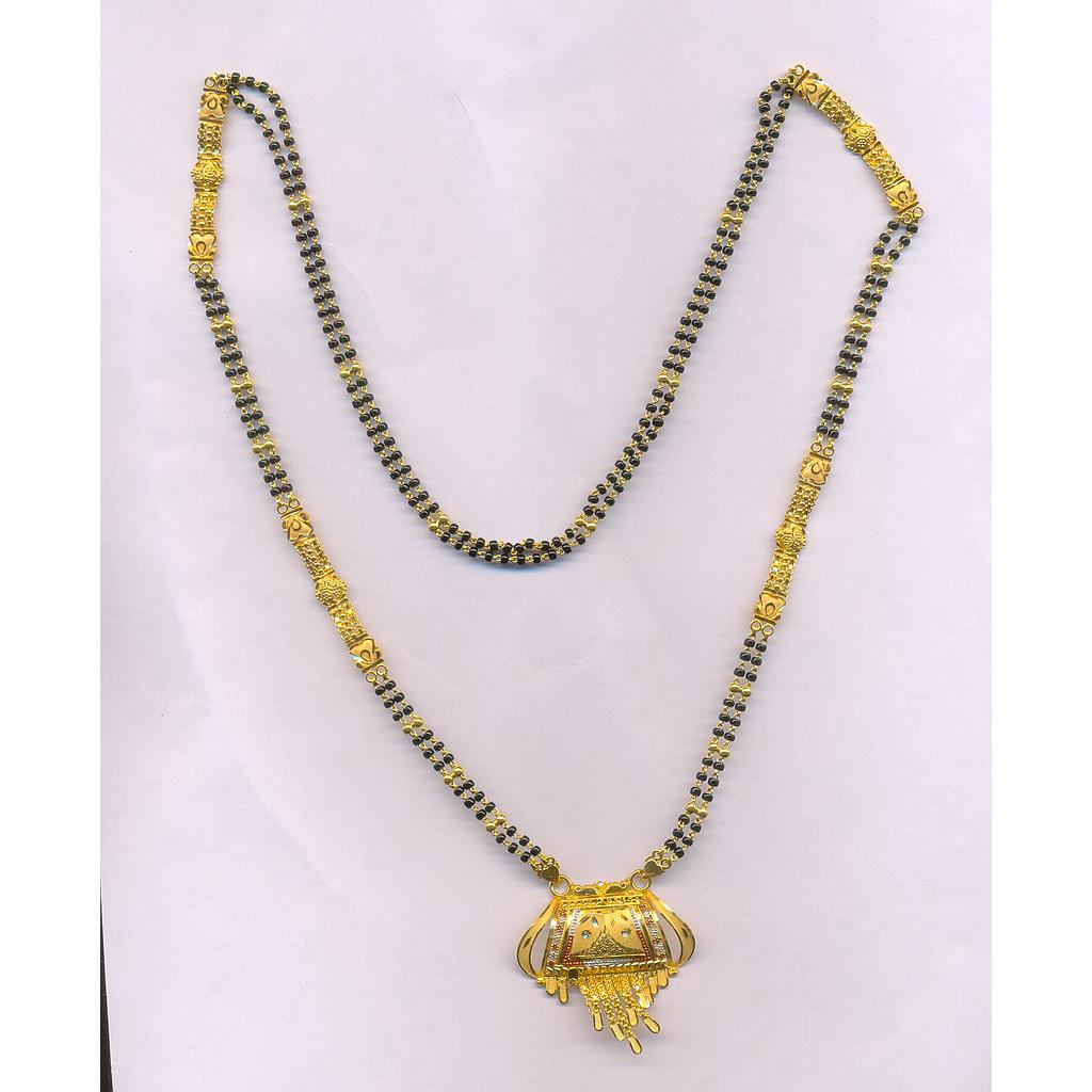GOLD MANGALSUTRA PLAIN FANCY