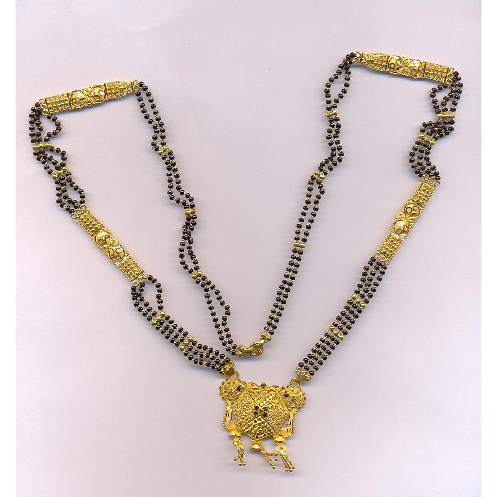 GOLD MANGALSUTRA PLAIN FANCY