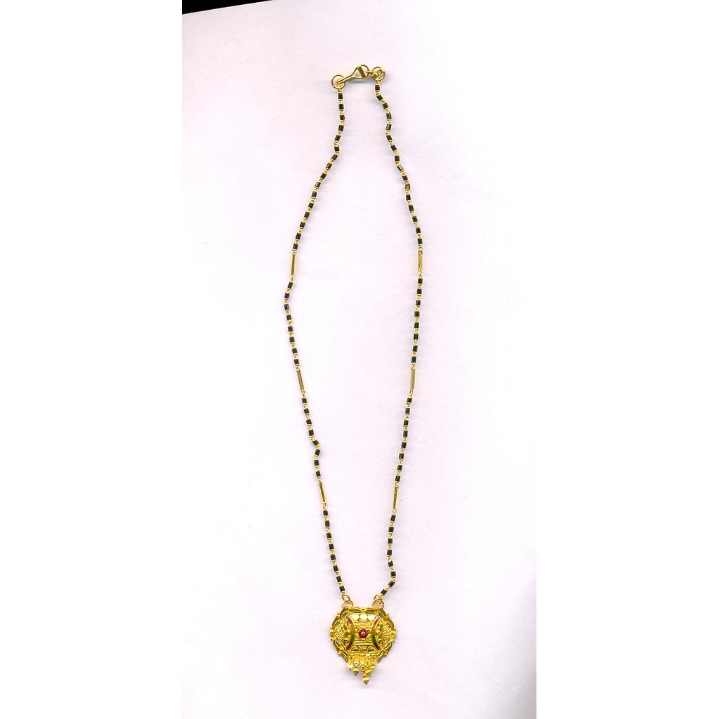 GOLD MANGALSUTRA PLAIN FANCY