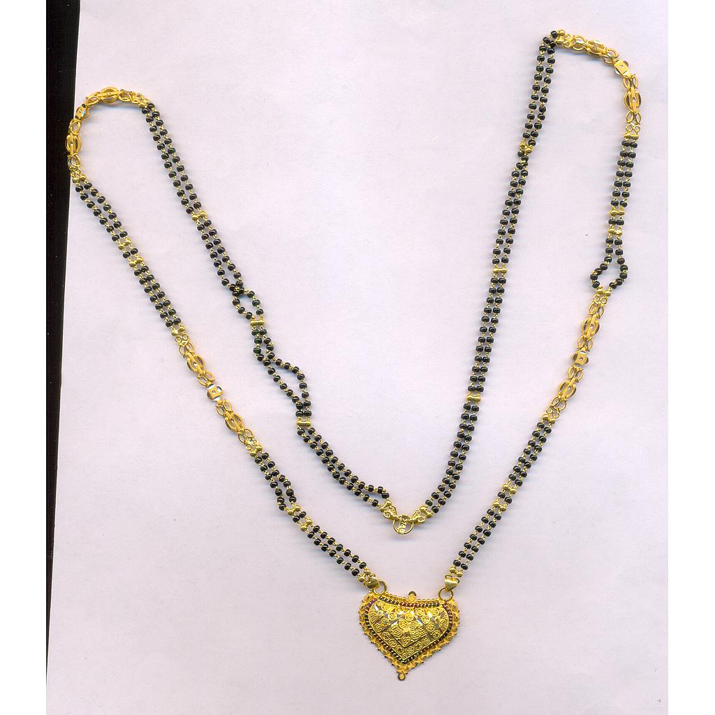 GOLD MANGALSUTRA PLAIN FANCY