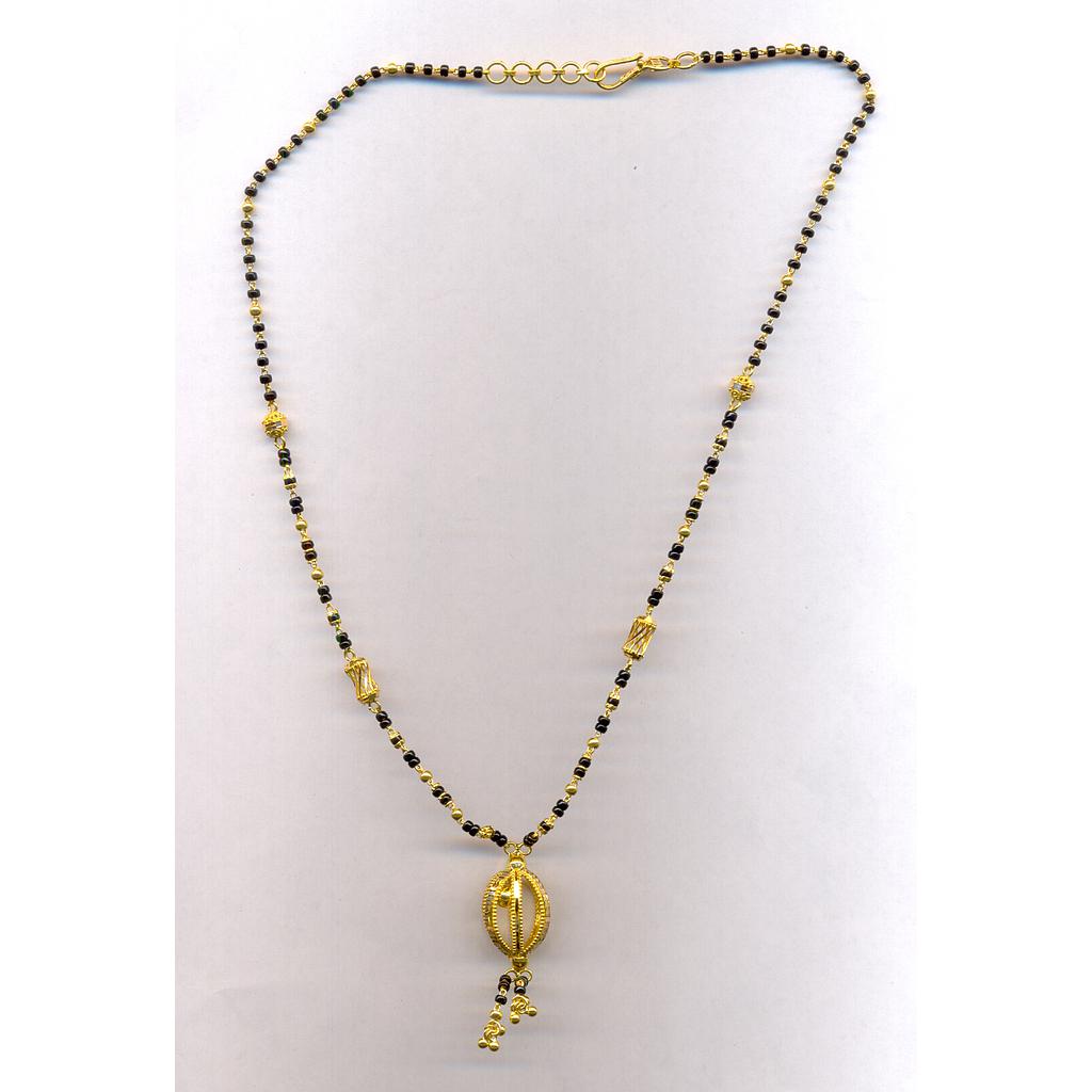 GOLD MANGALSUTRA PLAIN FANCY