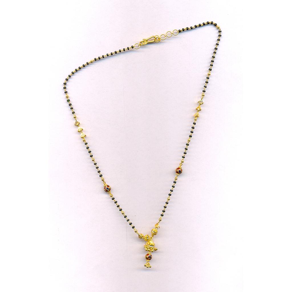 GOLD MANGALSUTRA PLAIN FANCY