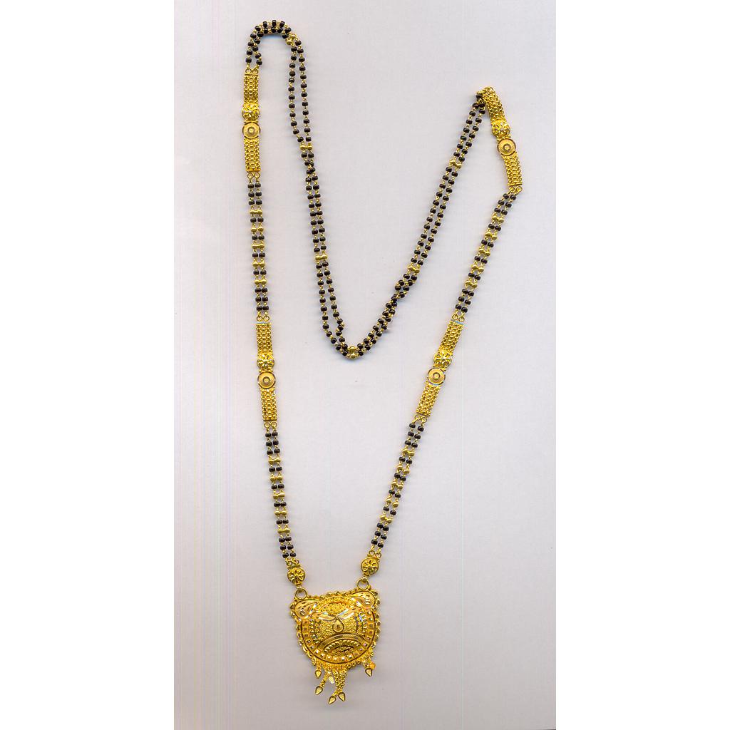 GOLD MANGALSUTRA PLAIN FANCY