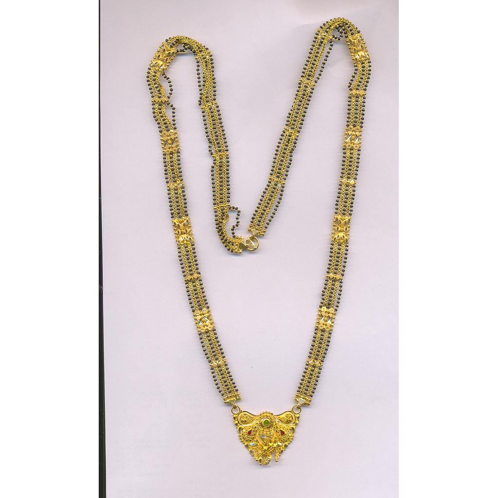 GOLD MANGALSUTRA PLAIN FANCY