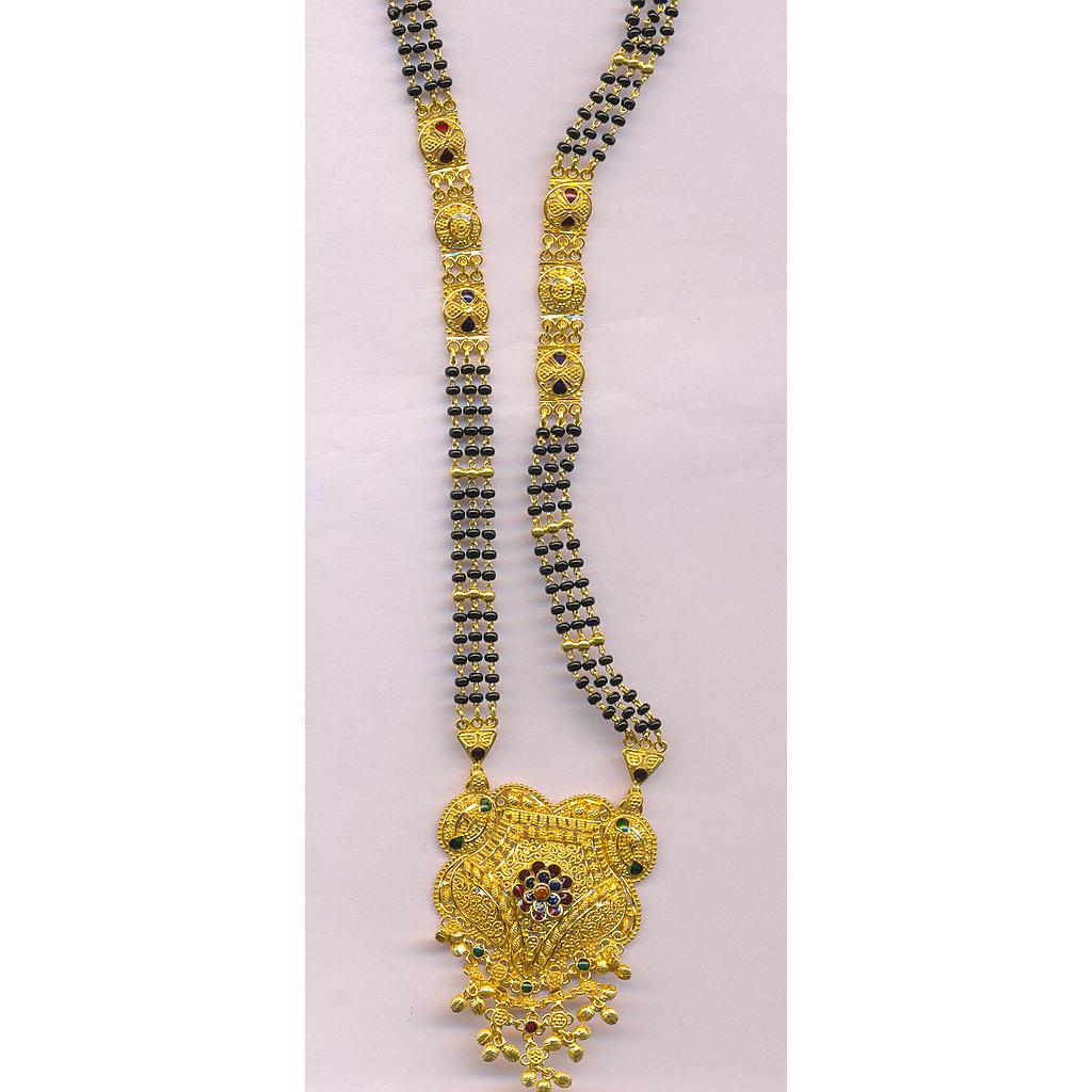 GOLD MANGALSUTRA PLAIN FANCY