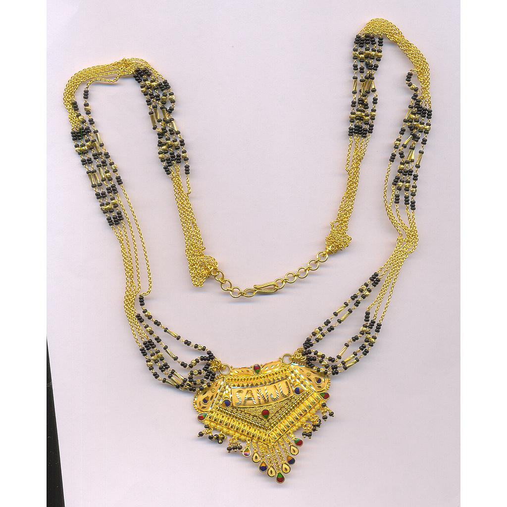 GOLD MANGALSUTRA PLAIN FANCY