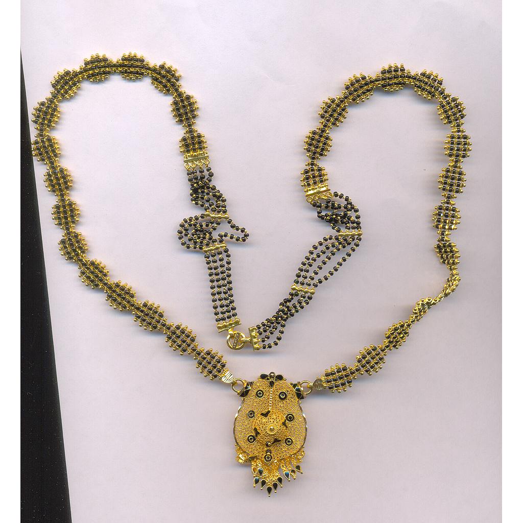 GOLD MANGALSUTRA PLAIN FANCY